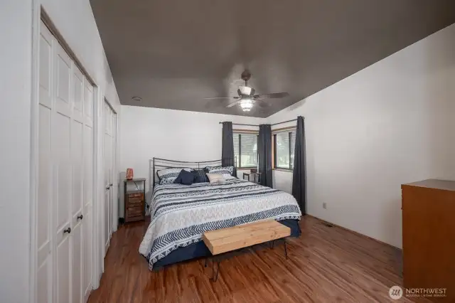 First Primary bedroom with en suite - huge closets and beautiful attached bath.
