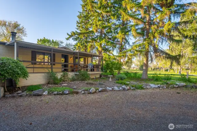 Front of Home - Its a double wide that has been remodeled and expanded - all permitted