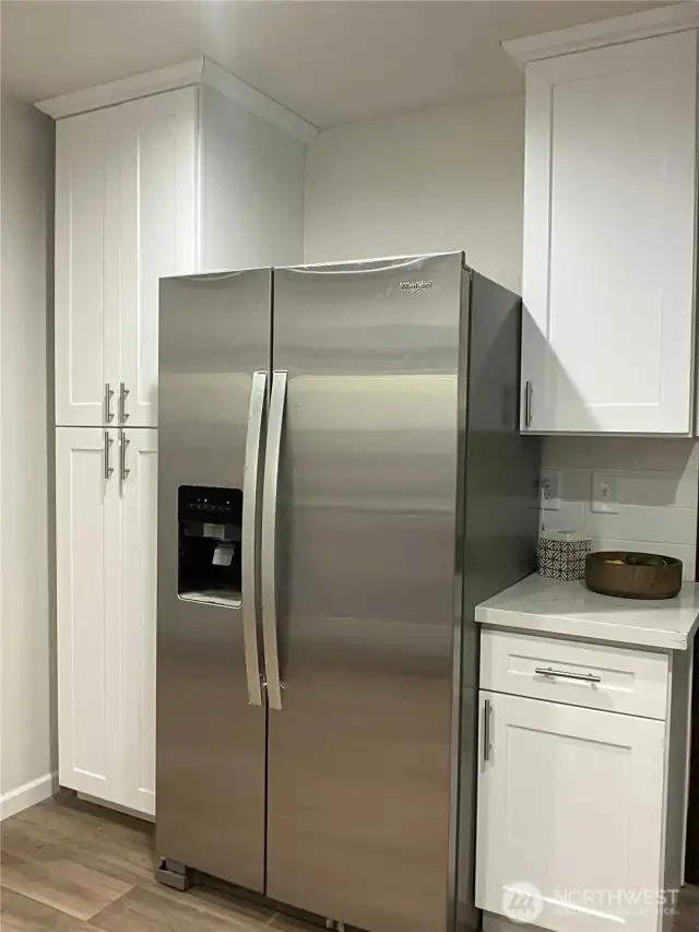 Pantry cabinet for lots of storage space in the kitchen