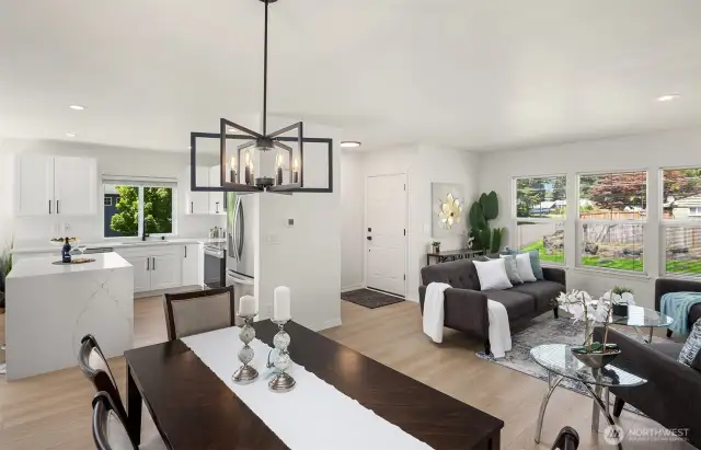 Looking To Entry From Dining Area