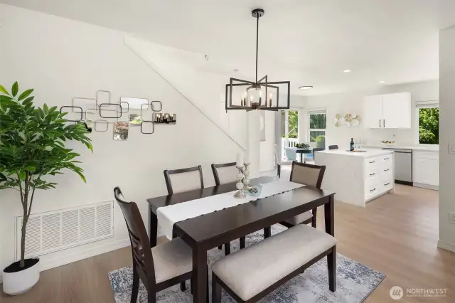 Dining Area w/Kitchen in Background