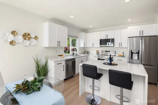 Kitchen From Eating Space