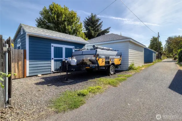 Alley access and storage
