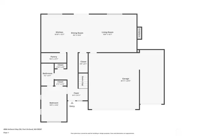 Floor plan downstairs