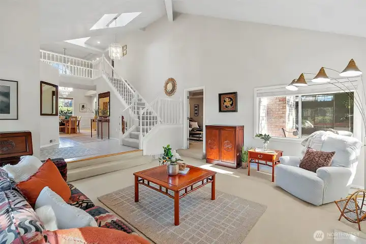 Vaulted Ceilings allow ample natural light