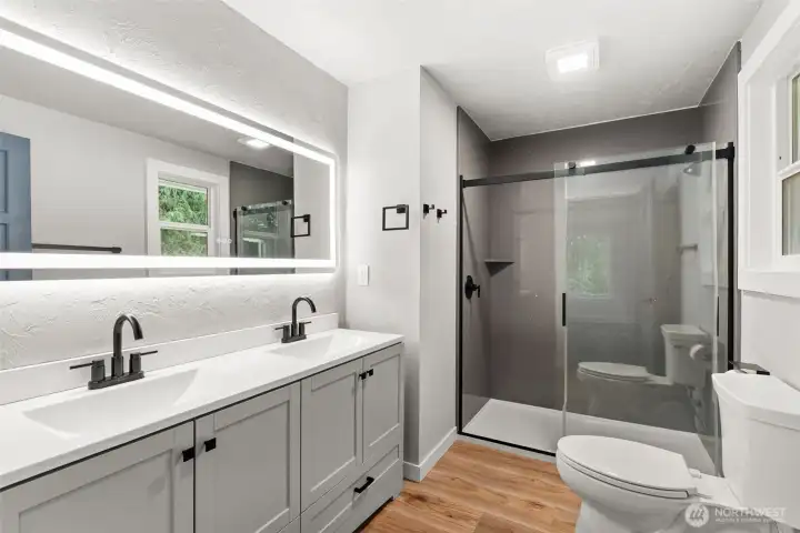 Beautiful primary bathroom