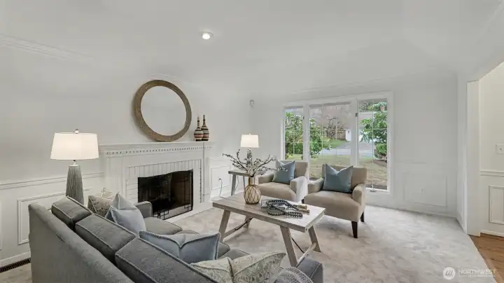 Refreshed paint throughout the home