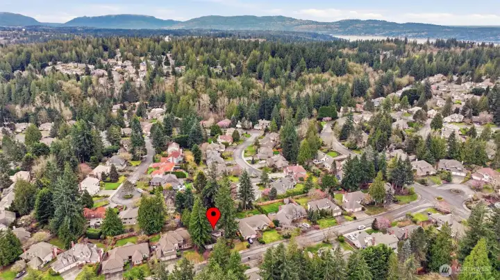 Coveted Hampton Woods area of Sammamish. Excellent Lake Washington Schools.