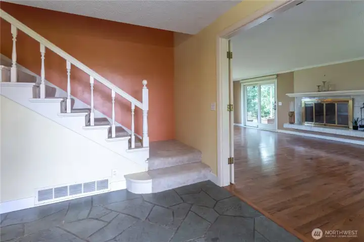Entry & Stairs to upper level