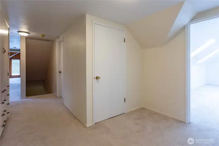 upper hall and closet