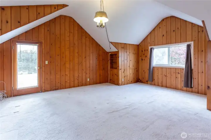 great for guests or a flex room for exersise equipment