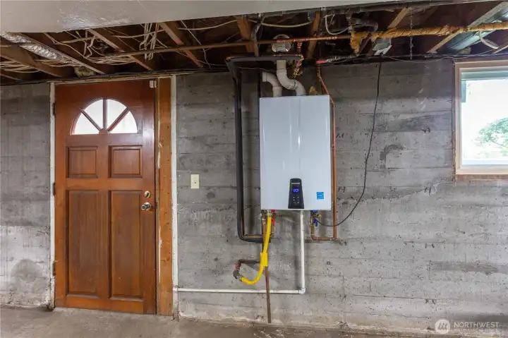 On demand hot water !!