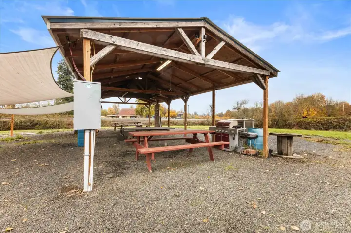 Large 200amp powered gazebo perfect for entertaining.