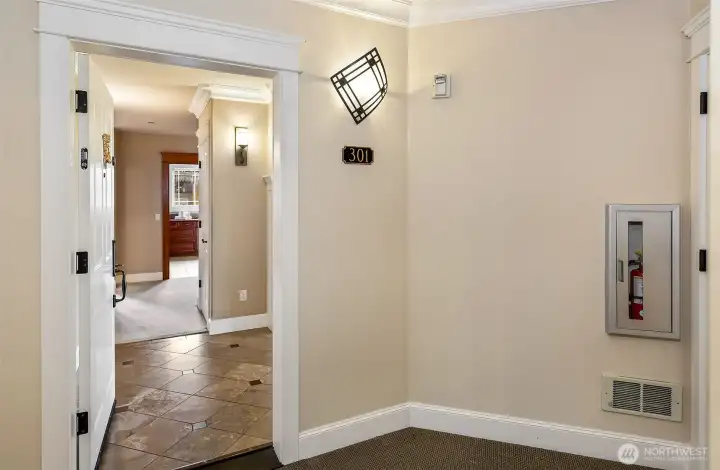 Private elevator access.