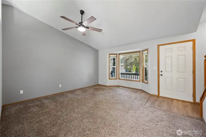 Spacious living area filled with natural light and an open feel.