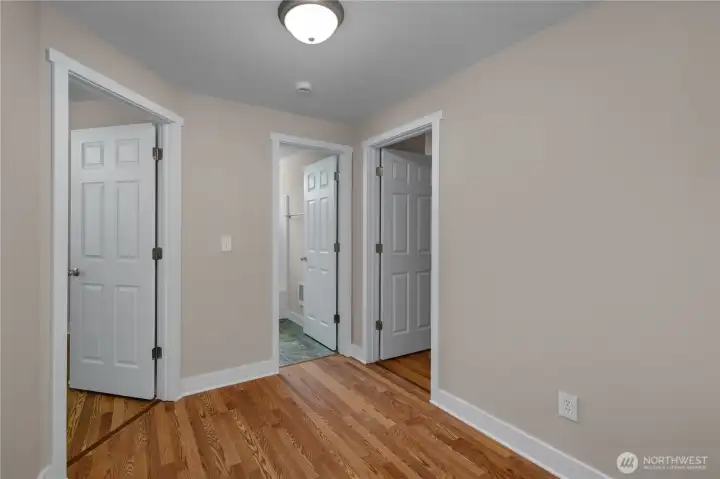 Move easily between bedrooms and bath areas in this practical one-level rambler floorplan. Move easily between bedrooms and bath areas in this practical one-level rambler floorplan.