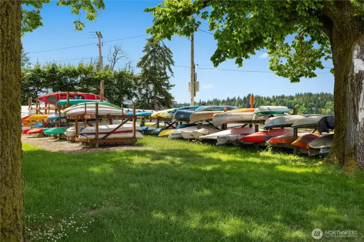 Community WF Park - Store your kayak close to the water and enjoy easy access to paddling and Puget Sound recreation. Community WF Park - Store your kayak close to the water and enjoy easy access to paddling and Puget Sound recreation.