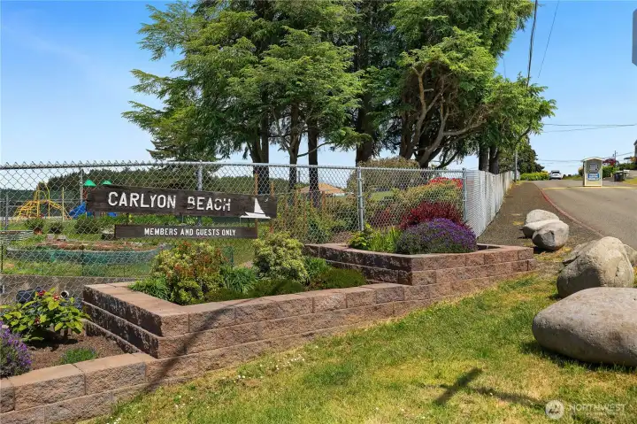 Community WF Park - Carlyon Beach community entrance with landscaped signage, private amenities, and member-only waterfront access. Community WF Park - Carlyon Beach community entrance with landscaped signage, private amenities, and member-only waterfront access.