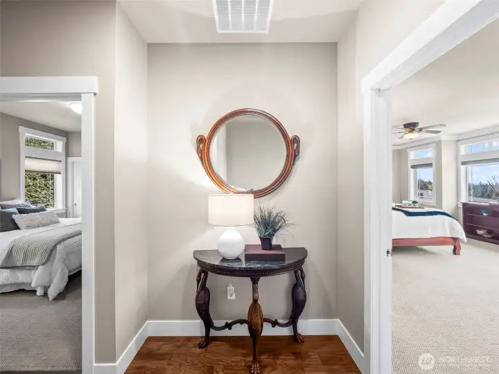 ...and across the hallway