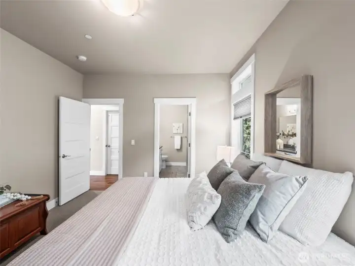 complete with it's own bathroom as well