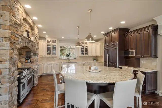 Spacious Kitchen with Walk-in Pantry