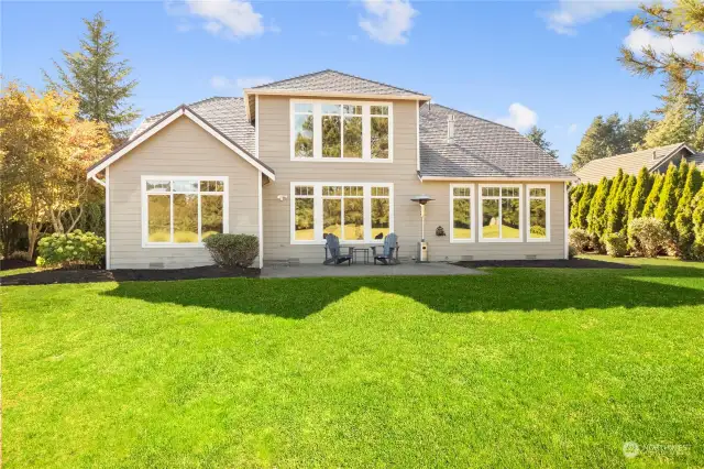 Rear View - NOTE: Photo Shopped Sod! (To be installed prior to closing).