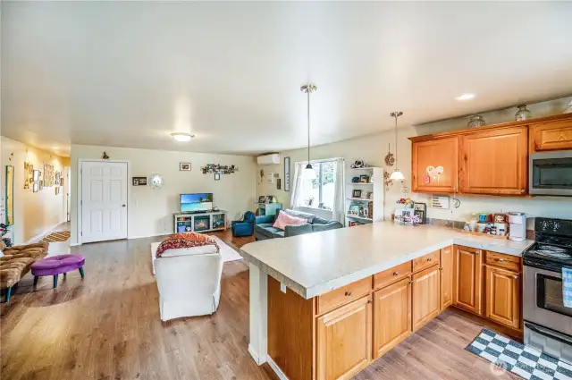 Unit 202 Kitchen & Living Room