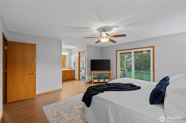 Primary With Sliding Doors To Separate Patio