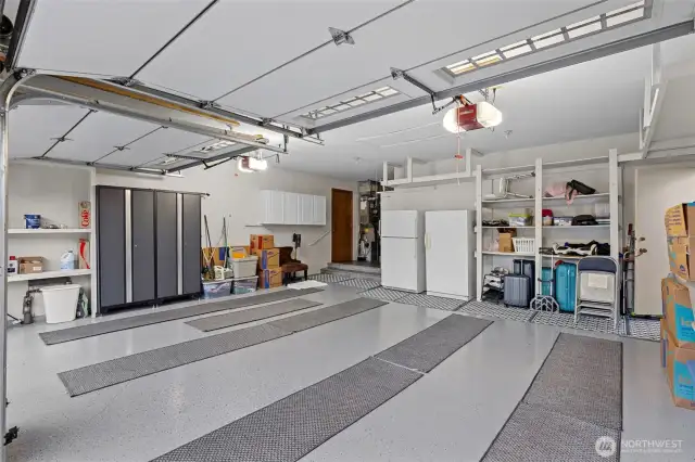 Lots Of Storage & Epoxy Coated Floors