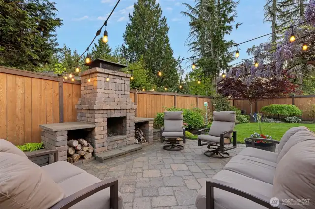 Wood Burning Fireplace