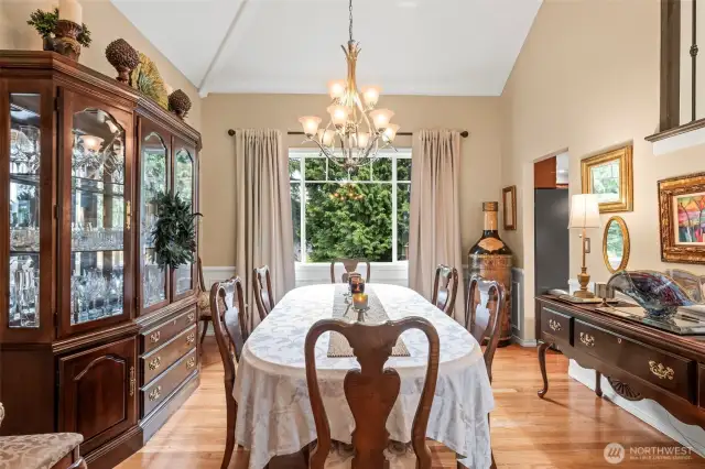 Formal dining area is just one of two dining options for this home.