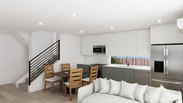Rendering of neighboring home (3114). Completed project may differ slightly.