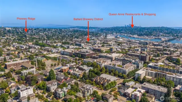 Close to local neighborhoods with shopping, restaurants, breweries and farmers markets