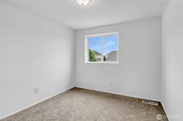 One of the bedrooms upstairs