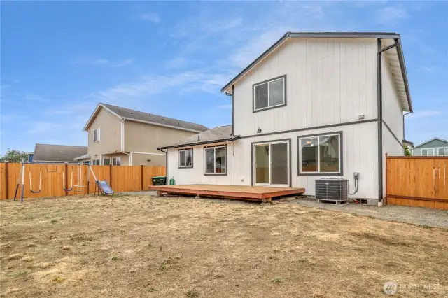Backyard with Deck