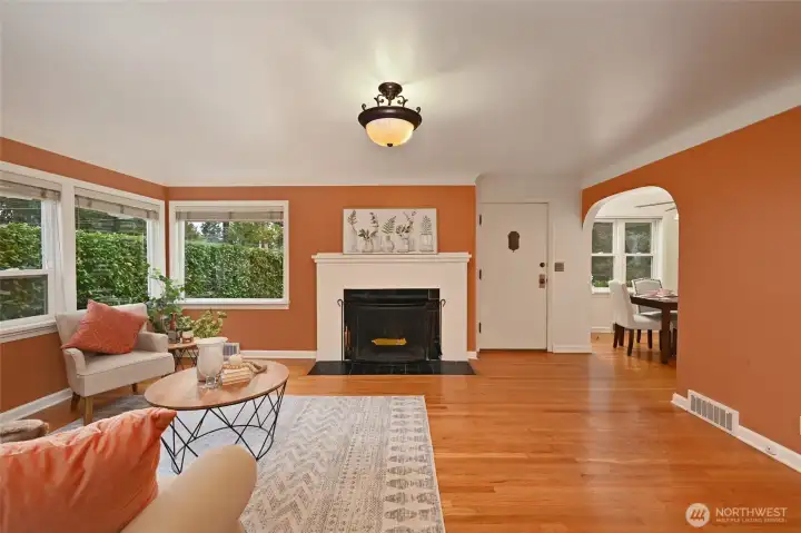 gorgeous original hardwood floors