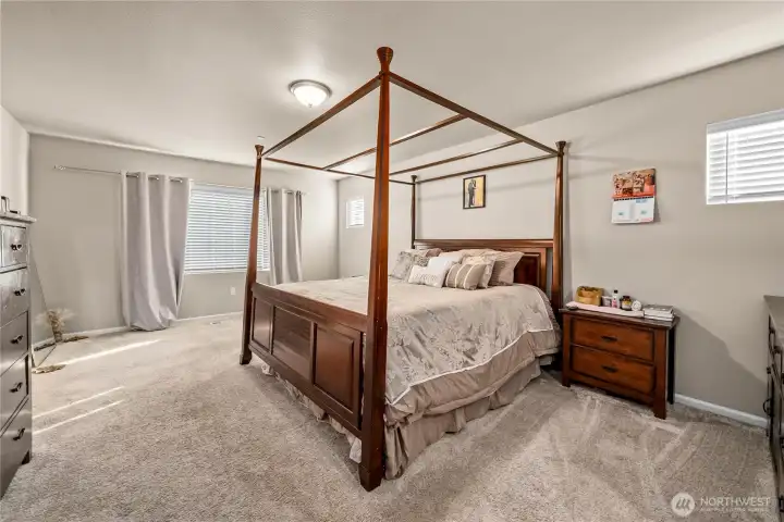 Spacious Primary Bedroom (upstairs)