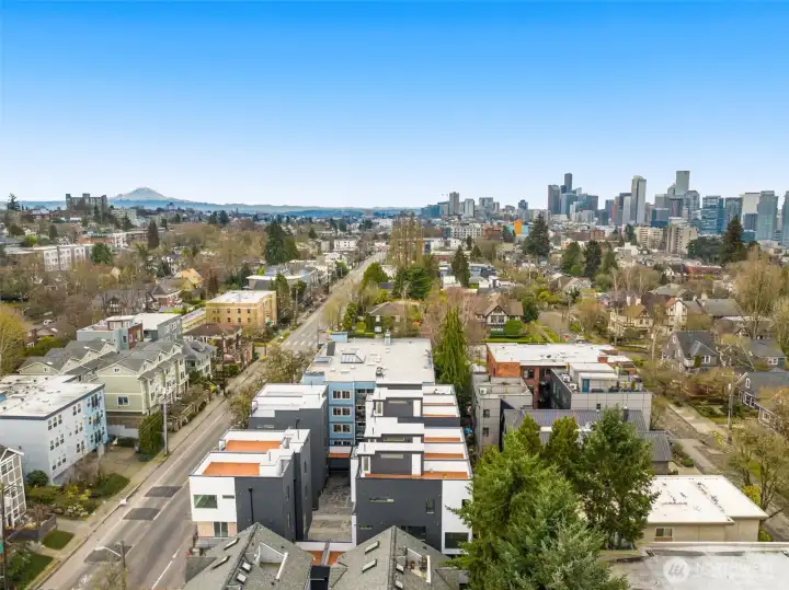 And Mount Rainer all from the comfort of your private deck