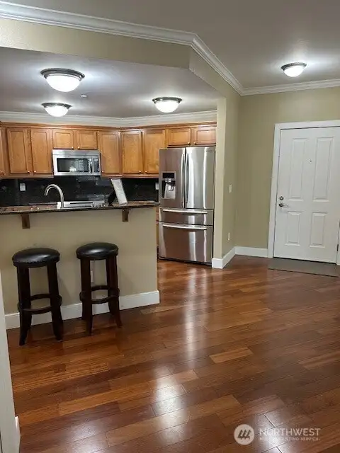 Another view of the kitchen area. Another view of the kitchen area.