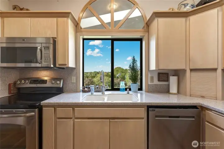 kitchen view North