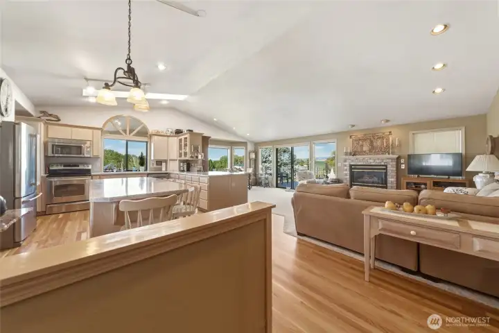 Entering home