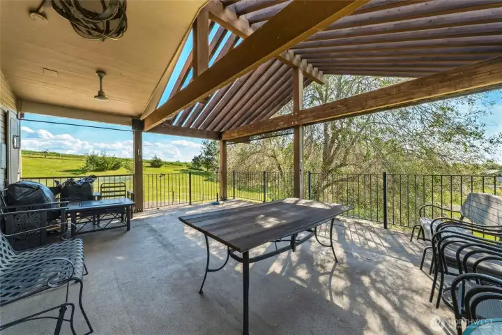 Upper deck over garage