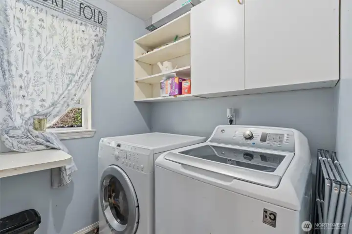 Main Floor Laundry Room with Sink