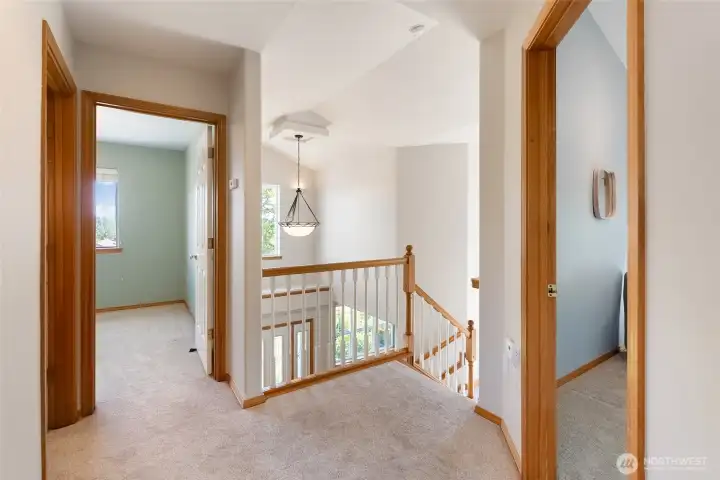 Bedrooms on the second floor
