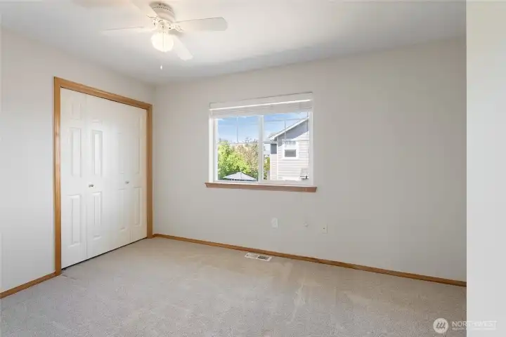 Third bedroom with large closet