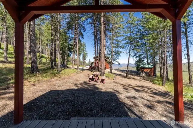 Shower house views.