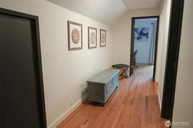 Upstairs Hallway with storage closet