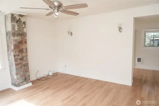 Living Room in cabin