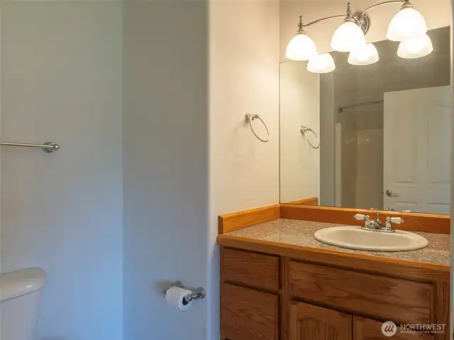 Shared hall bath
