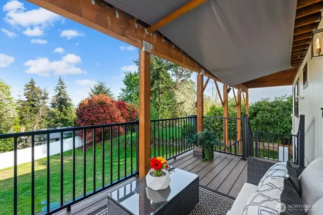 Primary patio perfectly is located off en suite bath. What a perfect place to sip a morning cup of joy or let out the family pets!